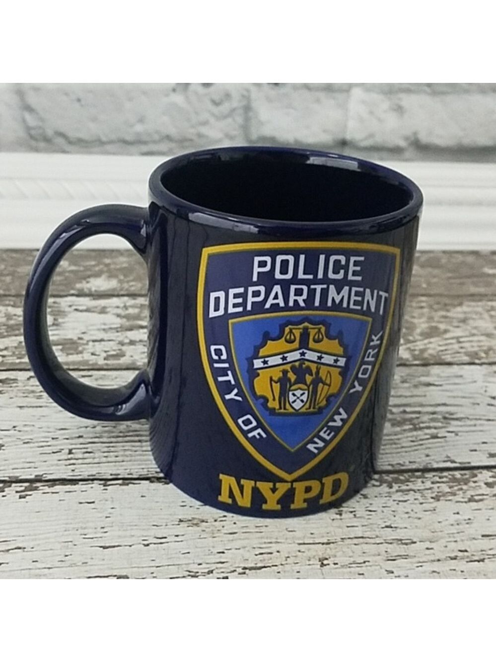 Set of 2 NYPD shield coffee mugs - Picture 6 of 8